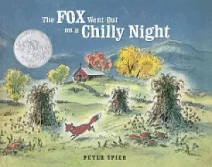 Image of fox went out on a chilly night