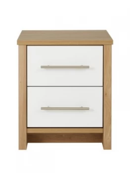 image of Consort Walden Ready Assembled 2 Drawer Bedside Chest