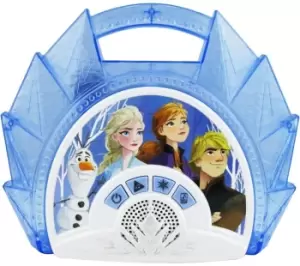 image of EKIDS Frozen 2 FR-115.EMV9M Sing-Along Boombox - Blue & White,Blue