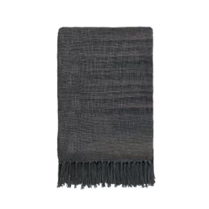 Image of William Morris Crown Imperial Throw, Charcoal