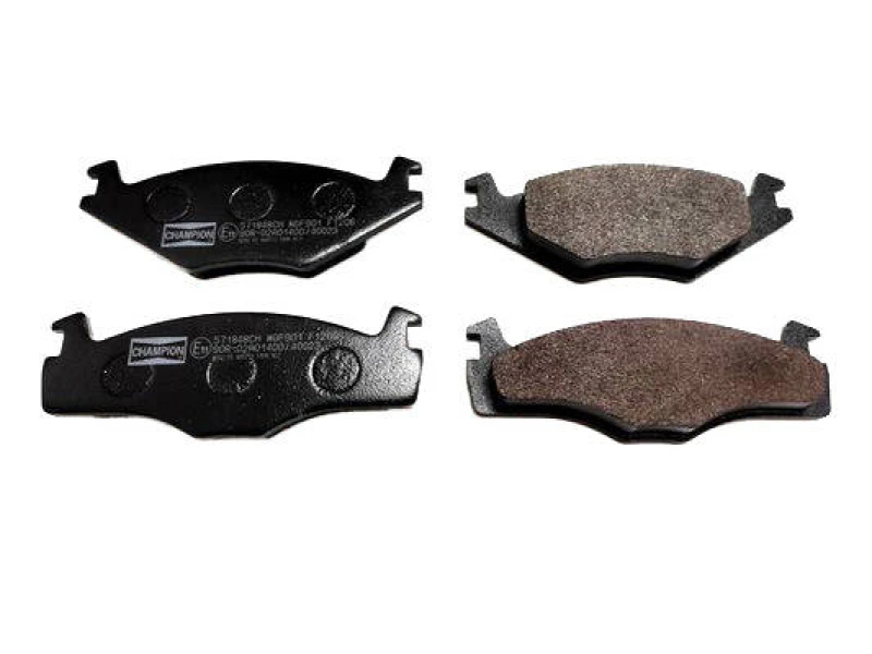 Image of CHAMPION 571848CH Brake pad set not prepared for wear warning indicator Brake Pad Set,disc brake (402)