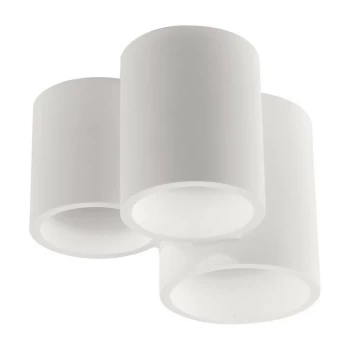 image of Fan Europe Banjie - Paintable Plaster ceiling lamp White, GU10