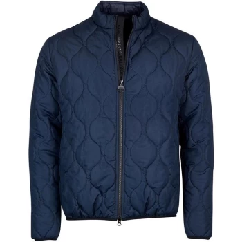 Image of Barbour International Accelerator Race Quilt - Navy NY51