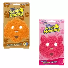 Image of Scrub Daddy Dog and Scrub Mommy Cat Sponge Combo