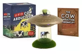 Image of ufo cow abduction beam up your bovine