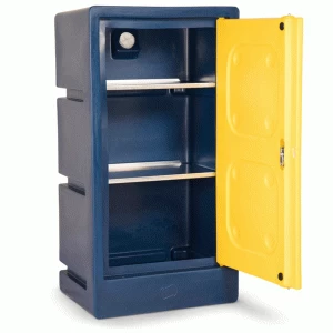 image of Armorgard Chemcube Plastic Secure Chemical Materials Cabinet 695mm 515mm 1310mm