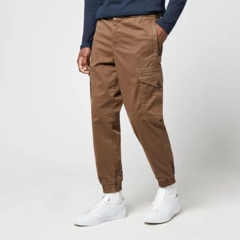 Image of BOSS Casual Mens Seiland Cargo Trousers - Dark Green - 52/XL