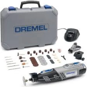 image of Dremel 8220 12v Cordless Rotary Multi Tool 47 Accessory Kit 1 x 2ah Li-ion Charger Case