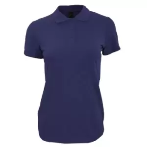 Image of SOLS Womens/Ladies Perfect Pique Short Sleeve Polo Shirt (L) (French Navy)