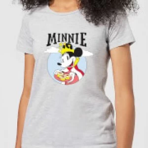 Image of Disney Mickey Mouse Queen Minnie Womens T-Shirt - Grey - 3XL