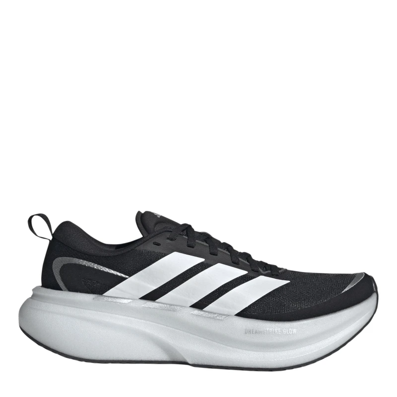 Image of adidas Supernova Glide Womens Running Shoes Black/White female 7 (40.7)
