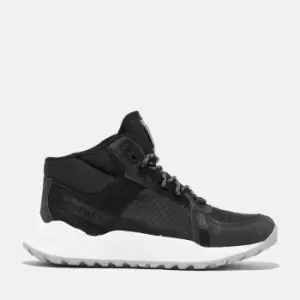 Image of Timberland Solar Wave Hiking Boot For Junior In Black Kids, Size 3.5