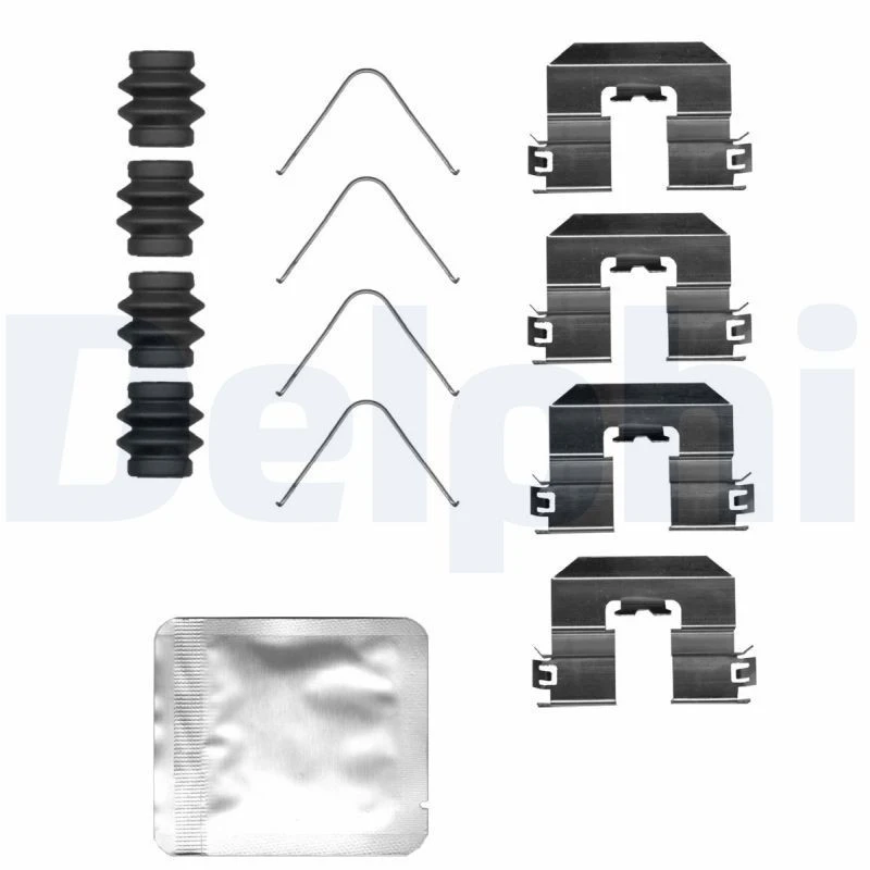 Image of DELPHI Brake pad fitting kit DELPHI LX0685