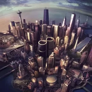 Image of Foo Fighters Sonic Highways CD multicolor