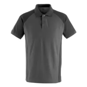 Image of Bottrop Polo Shirt Dark Anthracite/Black - XXL