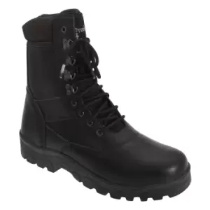 Image of Grafters Mens Top Gun Thinsulate Lined Combat Boots (3 UK) (Black)