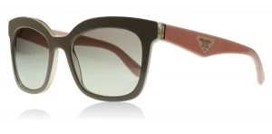Image of Prada Triangle Sunglasses Grey TFT4M1 53mm