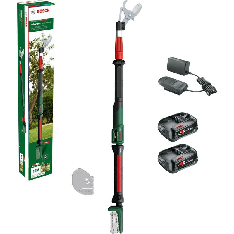 Image of Bosch ADVANCEDPRUNE 18V-45 P4A 18v Cordless Tree Pruner (Short) ADVANCEDPRUNE 18V-45 Batteries: 2 x 2ah Li-ion
