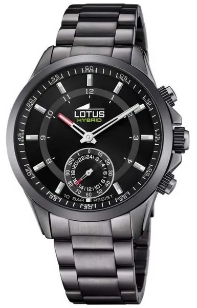 image of Lotus L18807/2 Hybrid Connected Smartwatch Black Dial Watch