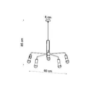 Image of Sollux Chandelier Duomo 5