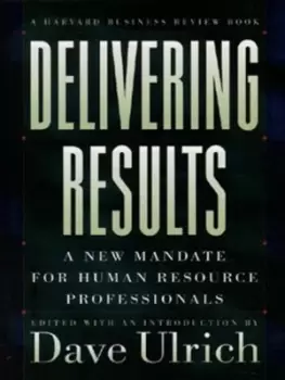 Image of Delivering results by David Ulrich