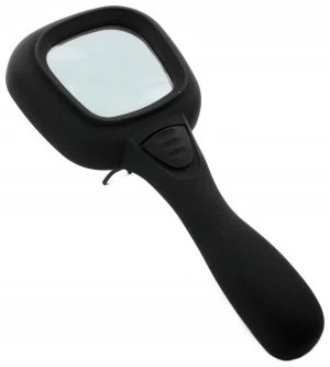 image of LightCraft LC1901 LED x4 Handheld Magnifier with Stand