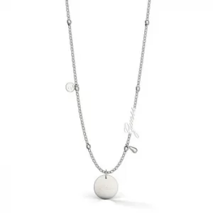 image of Guess Stainless Steel Twist Charm Necklace