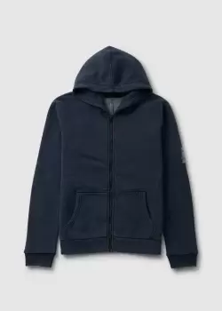 image of Religion Mens Acid Tag Hoodie In Washed Indigo