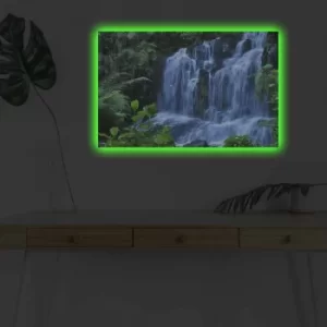 Image of 4570DHDACT-023 Multicolor Decorative LED Lighted Canvas Painting