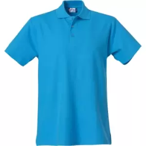 Image of Clique Mens Basic Polo Shirt (3XL) (Turquoise)