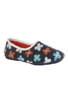 Image of Gracie Floral Knitted Slipper