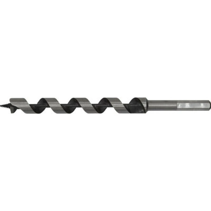 Image of Loops 18 x 235mm Hardened Auger Wood Drill Bit - Hexagonal Shank - Woodwork Timber Multi
