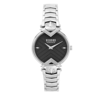 Image of VERSUS Versace Versus Mabillon Ii Watch - Silver/Black