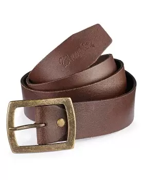Image of Wrangler Leather Central Bridge Belt