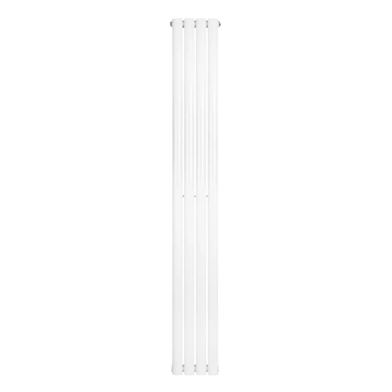 Image of Monstershop Oval Single Column Radiator - 1800 x 240mm - White White Unisex