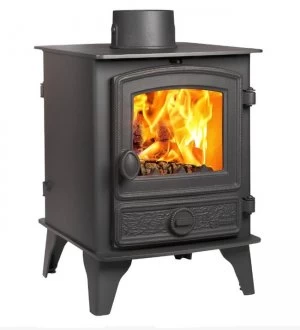 Image of Hunter Hawk 4 Double Sided Single Depth Multifuel Stove