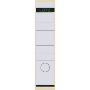 Image of Leitz 1640 Spine Labels 61 x 285mm - White (10 Pack)