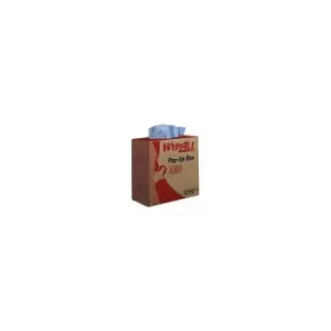 Image of Wischtuch WypAll X80 8295 L427xB212ca.mm blau 1-lagig 5 Boxen/KT WYPALL