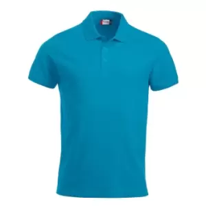 Image of Clique Mens Classic Lincoln Polo Shirt (L) (Turquoise)