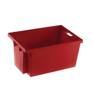 Slingsby VFM Red Solid Slide StackNesting Container 50 Litre 382964