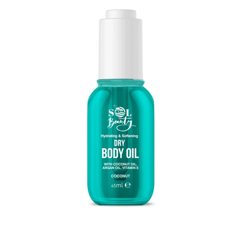 Image of Sol Beauty 45ml Body Oil in Coconut Fragrance Coconut female One Size