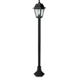 Image of Firstlight - Oslo - 1 Light Post Lantern Black Resin IP44, E27