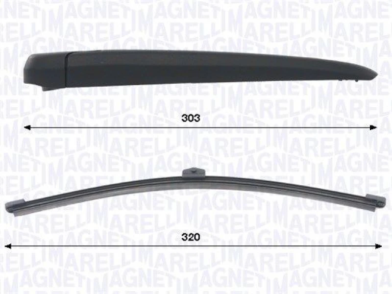 Image of MAGNETI MARELLI Wiper arm set MAGNETI MARELLI 000723180460