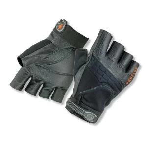 Image of Ergodyne ProFlex 900 Impact Fingerless XXL Gloves Black EY900XXL