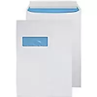 Image of Purely Packaging Vita Environmental C4 Envelopes White 229 (W) x 324 (H) mm Window 110 gsm Pack of 250