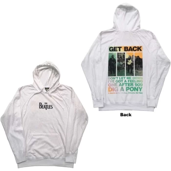 Image of The Beatles - 3 Savile Row Unisex Large Hoodie - White