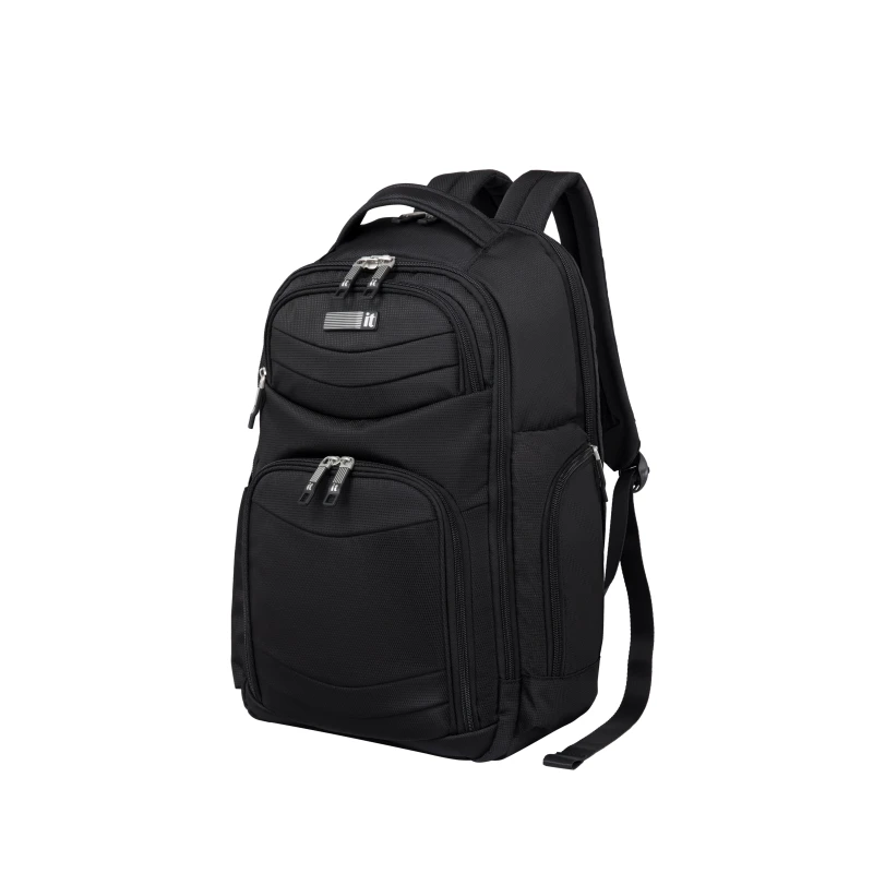 Image of IT Luggage Intrepid Black Backpack
