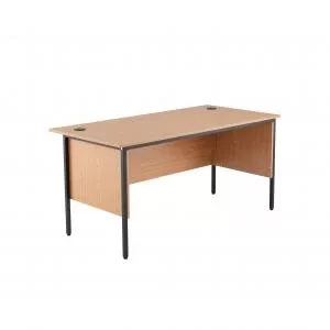 Image of Jemini 18 Oak 1532mm Desk with Modesty Panel KF839479 KF839479