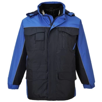 image of Portwest - S562NRRM - sz M RS Parka - Navy/Royal