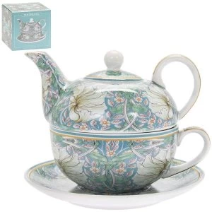 image of William Morris Pimpernel Tea For One By Lesser & Pavey